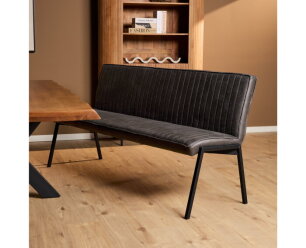 Eetkamerbank Tivoli Bull | 185 cm | Antraciet