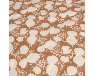 Foliage Quilt/plaid Met Print Hand Gequilt Bruin 220x265cm - BePureHome