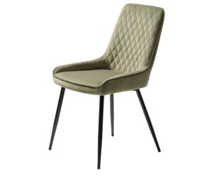 MILTON CHAIR OLIVE GREEN VELVET