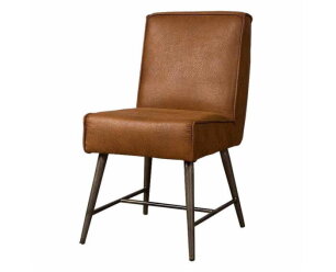 Belmonte Eetkamerstoel - fabric Cherokee 8 cognac