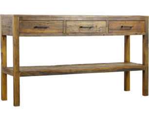 Sidetable Brent gerecycled hout naturel - 150 x 40 x 85 cm