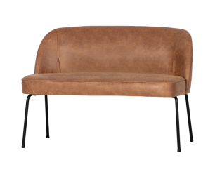 VOGUE EETBANK LEER COGNAC - BePureHome