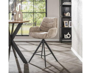 Barstoel lounge. VPE2 - Rich zandkleur