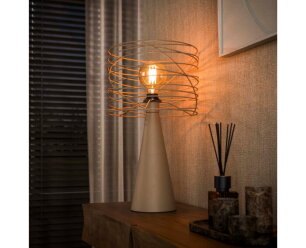 Tafellamp Curl 1L - Beige