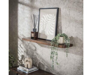 Wandplank 90 Carve - Massief acacia drift brown