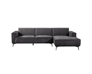 Leeds 2 5-AL + Chaise R - City 464 Black Blue