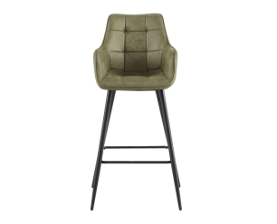 Barstoel Lucille Arm CEP 04 Army Groen