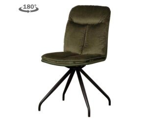 Rota Stoel - fabric Lush Green (draaibaar)