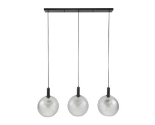 Hanglamp Bubble Frosted 3L - Artic zwart