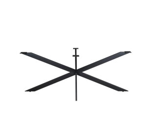 Matrixpoot Zwart Ovaal/Rechthoek 190 cm Koker 2,5x7,5 cm