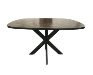 Silvi Eetkamertafel zwart 130 cm