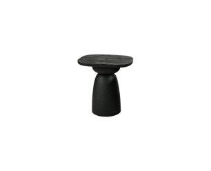 Barza Bijzettafel zwart 45 cm