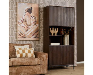 Vakkenkast Madison Brown | 90 cm