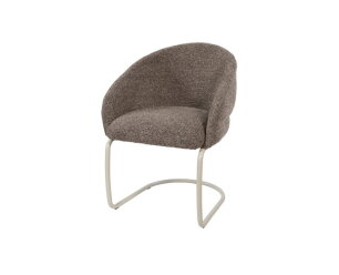 Taylor - armstoel - beige onderstel - Present - Brown 440 - Star Collection