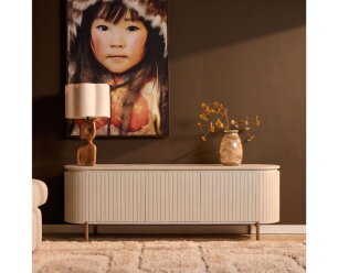 Tv meubel Solana Zand Mangohout 165 cm