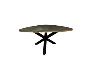 Trivero Eetkamertafel olijfbruin 150 cm