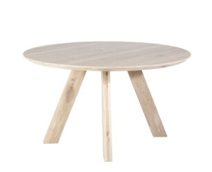 Ronde eiken eettafel | Naturel | Eleonora | Nu €699,- | Meubelplaats.nl
