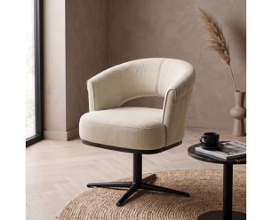 Eetkamerstoel Beau draaibaar - Hotel-Chic - Enter Taupe