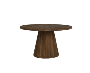 Asti Eetkamertafel rond bruin 130 cm