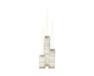 Candle holder WireWorks - silver | BY-BOO