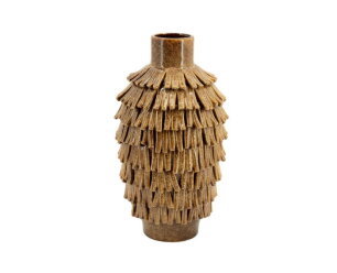Vase Frappe large - bruin | BY-BOO