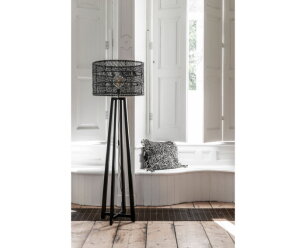 Lampshade San Rafael BLACK,33x53x53 cm, rattan shade