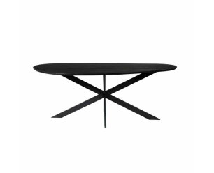 Eettafel Cloud | 180 cm | Eiken | Zwart