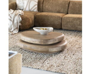 Salontafel Kabo 100x80cm - Naturel | BY-BOO