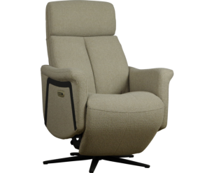 Elektrische relaxfauteuil Tanja Rhythm Clay 84 met sta-op functie en accu