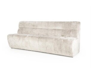 Eetkamerbank Loa modulair 225 cm Euphoria Taupe &ndash; Comfortabel dineren in stijl | SEVN