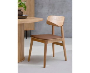 Eetkamerstoel Livo eikenhout naturel - Tan