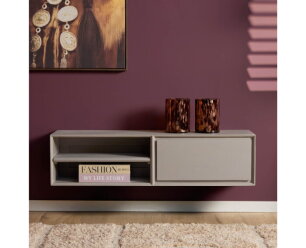 Zwevend tv meubel Ambiance Taupe | 120 cm