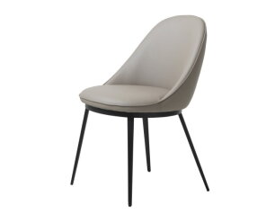 GAIN CHAIR TAUPE FAUX LEATHER