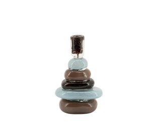 Candle holder Toras 2 small - veelkleurig | BY-BOO