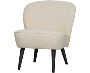 Boucle fauteuil creme stof WOOOD Sara