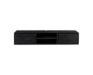 Zwevend tv meubel Ambiance Black | 160 cm