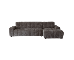 Memphis 3-AL + Ottoman R - Haga 16 charcoal