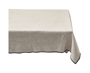 Stitch Tafelkleed Met Contrast Stiksel Naturel 140x250cm - BePureHome