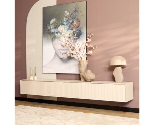 Zwevend tv meubel Madison Sand | 240 cm