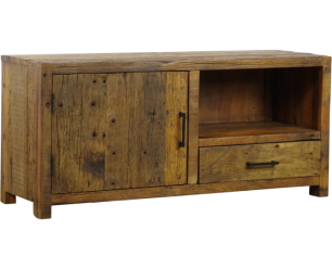 TV-meubel Brent gerecycled hout naturel - 120 x 40 x 55 cm