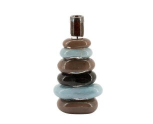 Candle holder Toras 2 large - veelkleurig | BY-BOO