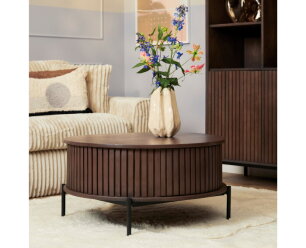 Salontafel Madison Brown | 80 cm | Rond