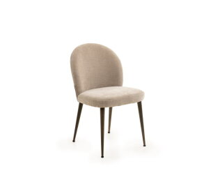Eetkamerstoel Berlin Orion anodic bruin - Be cotton sand 04