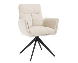 Varzo Armstoel - Toro 25 cream (draaibaar)