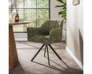 Eetkamerstoel Raster draaibaar - Hoven Groen