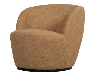 SERRA DRAAIFAUTEUIL GEWEVEN STOF CURRY MELANGE - WOOOD