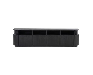 TV meubel Oslo 230x42cm - zwart | Eleonora