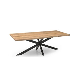 Eetkamertafel Rechthoek 25+25 200