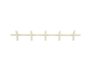 Wall coat rack Matto 5 88x13.5cm - beige | BY-BOO