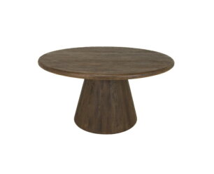 Asti Eetkamertafel rond bruin 150 cm